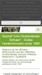 Mobile Screenshot of grubenlaender-schupo-nl.com